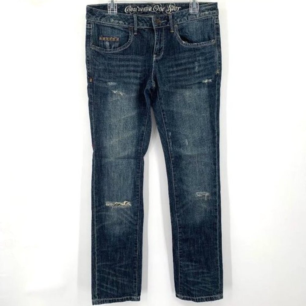 CONVERSE One Star Crosby Tomboy Jeans Distressed 4